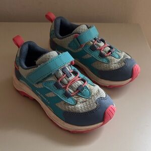 Merrell Kids Teal, Blue & Pink Trail Sneakers